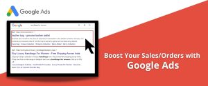 Boost your sales orders with google ads