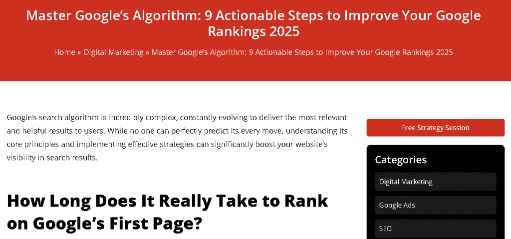 google algorithms