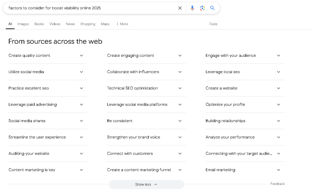 boost online visibility