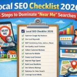 Local SEO Checklist 2026
