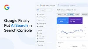 AI Performance Report in Search Console