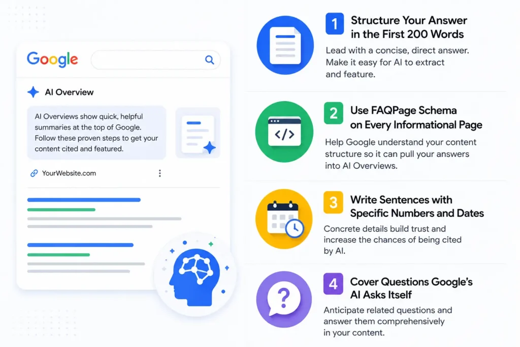How to Get Cited in Google AI Overviews